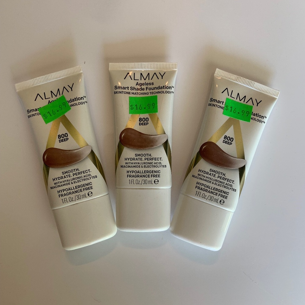 Almay Ageless Smart Shade Foundation Lot of 3